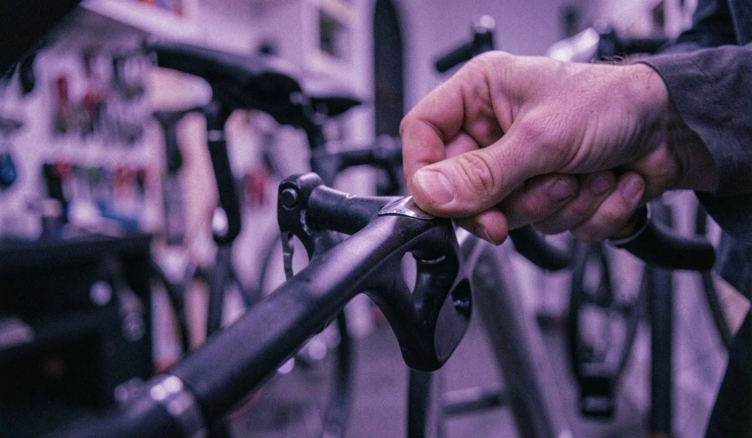 Precision measurement of a carbon fiber racing frame