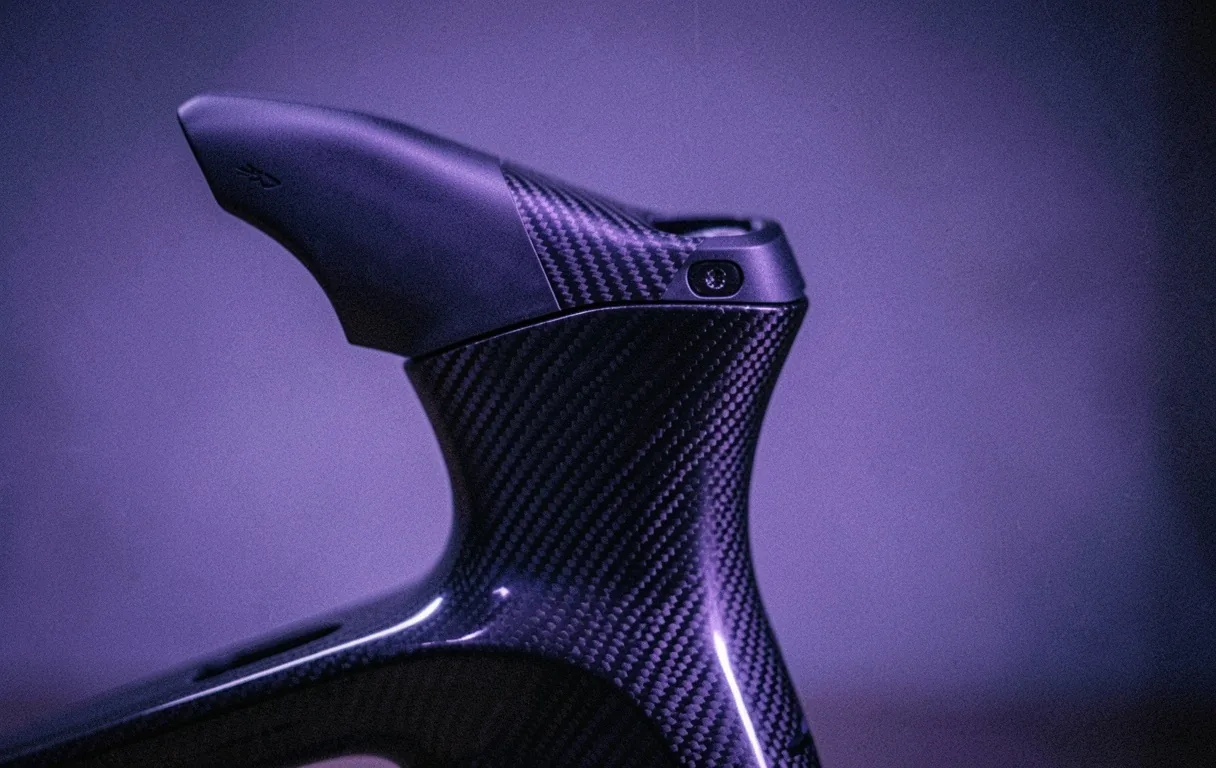 Carbon fiber frame detail